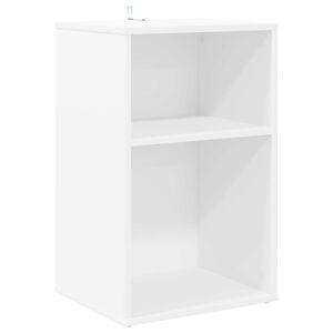 vidaXL Skrinka na gramof&oacute;nov&eacute; platne Biela 38 x 33 x 61 cm