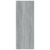 vidaXL Konzolový stolík sivý dub sonoma 78x30x80 cm spracované drevo