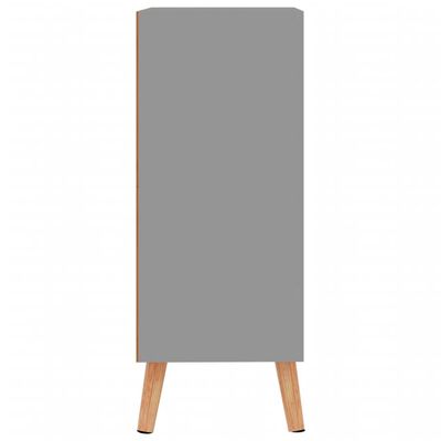 vidaXL Komoda, sivá 60x30x72 cm, kompozitné drevo
