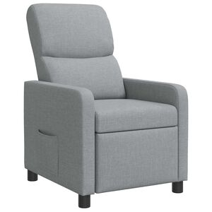 vidaXL Pohovka Svetlosiv&aacute; Polyester