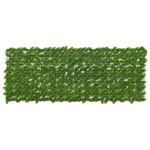 vidaXL Balk&oacute;nov&yacute; pl&ocirc;tik s listami Zelen&aacute; a žlt&aacute; 200 x 75 cm