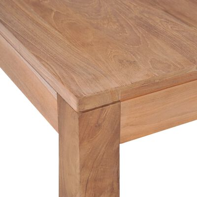 vidaXL Konferenčný stolík z teakového dreva prírodný vrch 110x60x40 cm