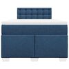 vidaXL Boxspring posteľ s matracom modr&aacute; 120x190 cm l&aacute;tka