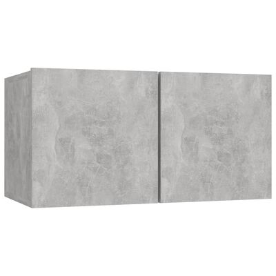 vidaXL 6-dielna súprava TV skriniek betónovo-sivá drevotrieska
