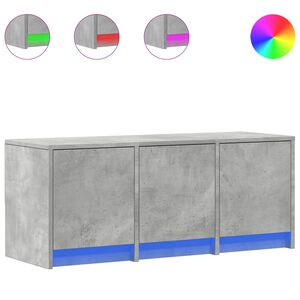 vidaXL TV stol&iacute;k s LED bet&oacute;novosiv&yacute; 97x34x40 cm kompozitn&eacute; drevo