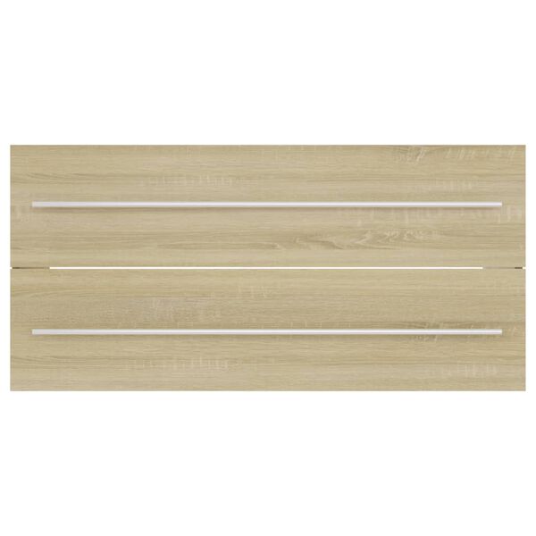 vidaXL Skrinka pod umývadlo, dub sonoma 100x38,5x48cm kompozitné drevo