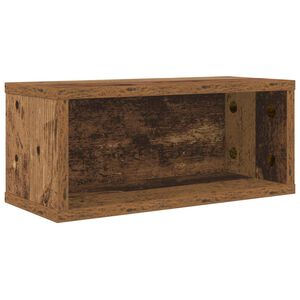 vidaXL Roh na skladovanie CD Star&eacute; drevo 40 x 17 x 17 cm