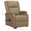 vidaXL Zdv&iacute;hacie mas&aacute;žne kreslo kapuč&iacute;nov&eacute; umel&aacute; koža