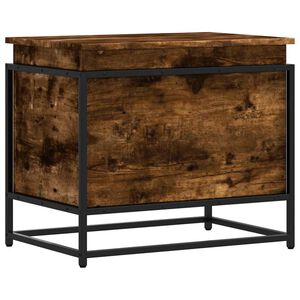 vidaXL &Uacute;ložn&yacute; box s vekom dymov&yacute; dub 60x40x51,5 cm kompozitn&eacute; drevo