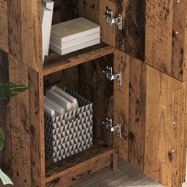 vidaXL St&ocirc;l 2 pcs Star&eacute; drevo