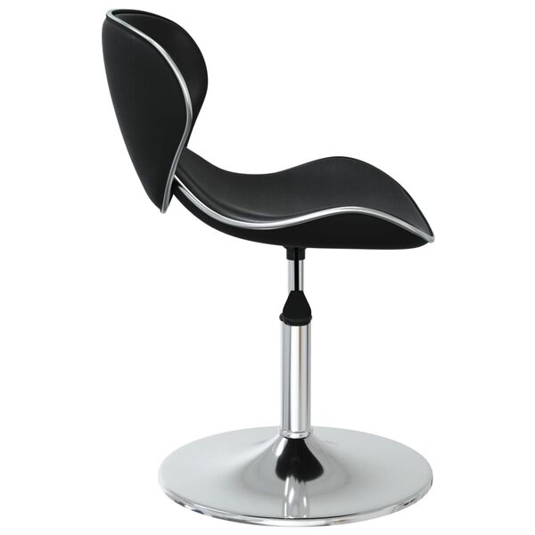 vidaXL Jed&aacute;lensk&eacute; stoličky 6 ks čierne umel&aacute; koža