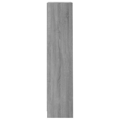 vidaXL 3-poschodová knižnica sivá sonoma 40x24x109 cm spracované drevo