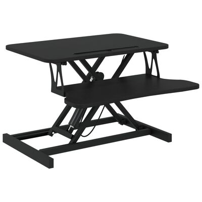 vidaXL Nastaviteľný pracovný stôl 60x40x(13-41,5) cm oceľ a drevo