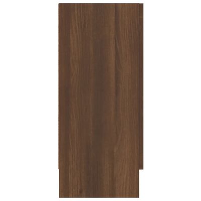 vidaXL Vitrína hnedý dub 120x30,5x70 cm spracované drevo