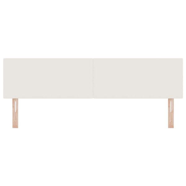 vidaXL Zadn&eacute; čelo s čelnou doskou Kr&eacute;mov&aacute; 180 cm Umel&aacute; koža