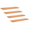 vidaXL N&aacute;&scaron;ľapy na schody 4 ks 110 x 25 x 2 cm Lak Mas&iacute;vne bukov&eacute; drevo