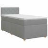 vidaXL Posteľ boxspring s matracom Svetlosiv&aacute; 90 x 190 cm L&aacute;tka