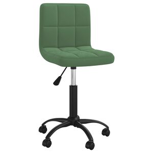 vidaXL Otočn&aacute; kancel&aacute;rska stolička tmavozelen&aacute; zamatov&aacute;