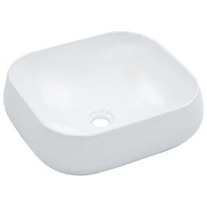 vidaXL Um&yacute;vadlo 44,5x39,5x14,5 cm biele keramick&eacute;