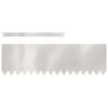 vidaXL Obrubn&iacute;k tr&aacute;vnika 30 pcs Strieborn&aacute; 100 x 0,05 x 30 cm