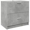 vidaXL Skrinka pod um&yacute;vadlo bet&oacute;novo siv&aacute; 59x37x59 kompozitn&eacute; drevo