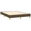 vidaXL Boxspring posteľ s matracom tmavohnedá 140x200 cm látka