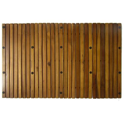 Kúpeľňová podložka z akáciového dreva 80x50 cm 3 ks
