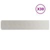 vidaXL Obruby tr&aacute;vnika 30 ks 20x103 cm Nerez