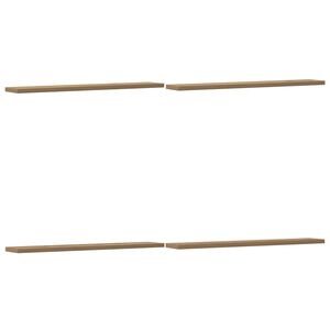 vidaXL Pr&iacute;davn&eacute; police 4 ks, dub artisan 60x10x1,5 cm, drevotrieska