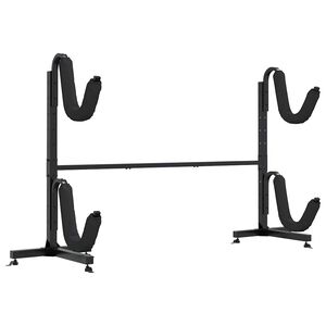 vidaXL Stojan pre 2 kajaky&nbsp;250x57x127,5 cm&nbsp;oceľ