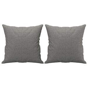 vidaXL Dekorat&iacute;vne vank&uacute;&scaron;e 2 ks tmavosiv&eacute; 40x40 cm l&aacute;tka