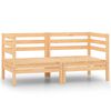 vidaXL Z&aacute;hradn&aacute; 2-miestna pohovka mas&iacute;vna borovica