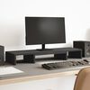 vidaXL Podstavec pod monitor čierny 80x24x10,5 cm kompozitn&eacute; drevo