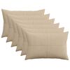 vidaXL Poťah na podložku 6 pcs ALMELO Sivohned&aacute; 30 x 50 cm man&scaron;estr
