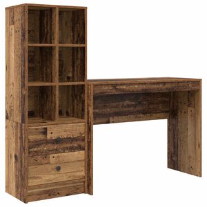 vidaXL St&ocirc;l Star&eacute; drevo 145,5 x 40 x 127 cm 2 ks