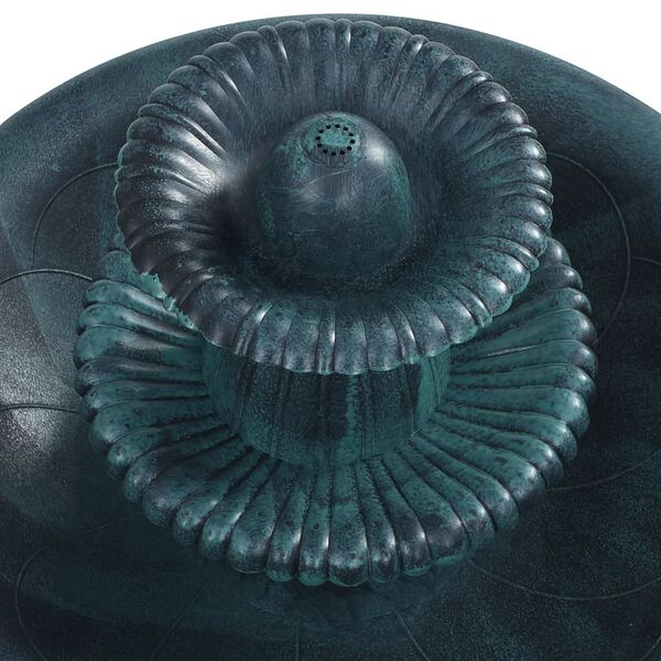 vidaXL Vt&aacute;č&iacute; k&uacute;peľ s font&aacute;nou zelen&yacute; 50x91 cm plastov&yacute;