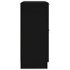 vidaXL Komoda čierna 30x30x70 cm spracovan&eacute; drevo