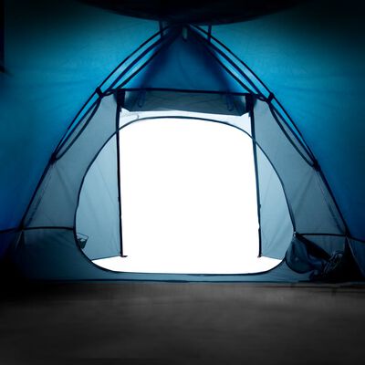 vidaXL Kempingový stan, kupola, 2 osoby, modrý, vodoodolný