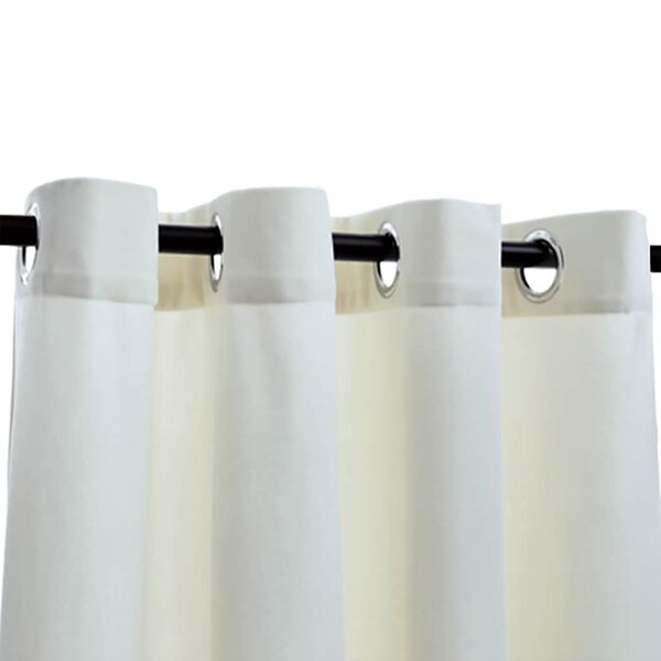 vidaXL Zatemňovacie z&aacute;vesy s očkami 2 ks, zamat, kr&eacute;mov&eacute; 140x175 cm