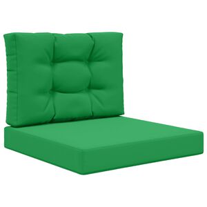 vidaXL Vank&uacute;&scaron; na vonkaj&scaron;iu pohovku 2 pcs Zelen&aacute; Polyester
