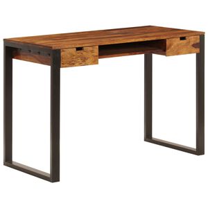 vidaXL St&ocirc;l z ak&aacute;ciaov&eacute;ho dreva a ocele 110x55x78 cm