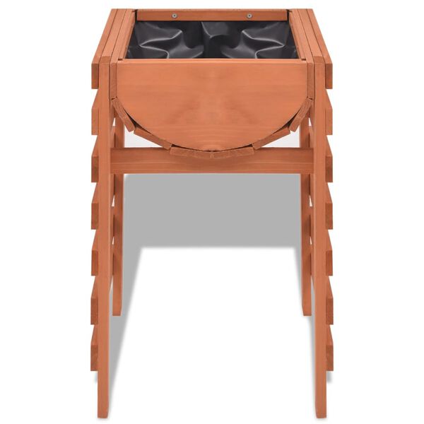 vidaXL Drevený kvetináč, 38x36x60 cm