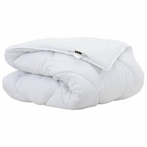 vidaXL Zimn&yacute; prehoz 200 x 135 x 5 cm Zima Polyester Biela Priedu&scaron;n&aacute;