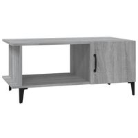 vidaXL Konferenčný stolík sivý dub sonoma 90x50x40cm spracované drevo