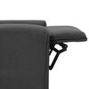 vidaXL Zdvíhacie masážne kreslo tmavosivé látka