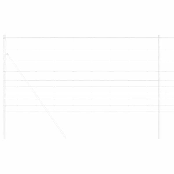 vidaXL Divoký plot Horúce zinkovanie 1000 x 120 x 0,18 cm Železo