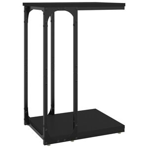 vidaXL Bočn&yacute; stol&iacute;k čierny 40x30x60 cm spracovan&eacute; drevo