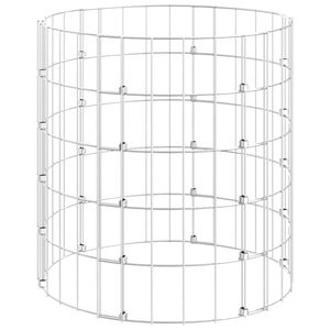 vidaXL Z&aacute;hradn&yacute; kompost&eacute;r &Oslash;50x50 cm pozinkovan&aacute; oceľ
