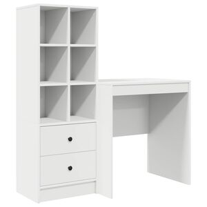 vidaXL St&ocirc;l Biela 115,5 x 50 x 127 cm 2 ks