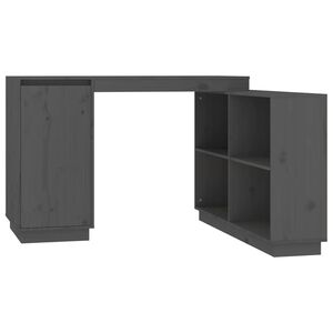 vidaXL Stol&iacute;k siv&yacute; 110x50x75 cm mas&iacute;vne borovicov&eacute; drevo